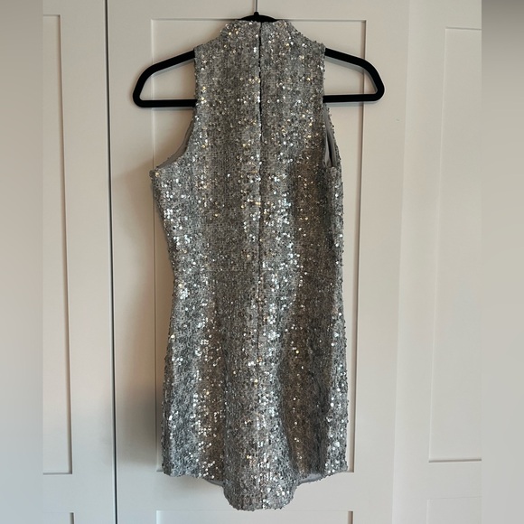 Amanda Uprichard Marshall Mini Dress in Stellar - Picture 3 of 3